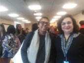 With Ruchira Gupta at United Nations..she w.is the recipient of Outstand Award. Woman of the year Award.